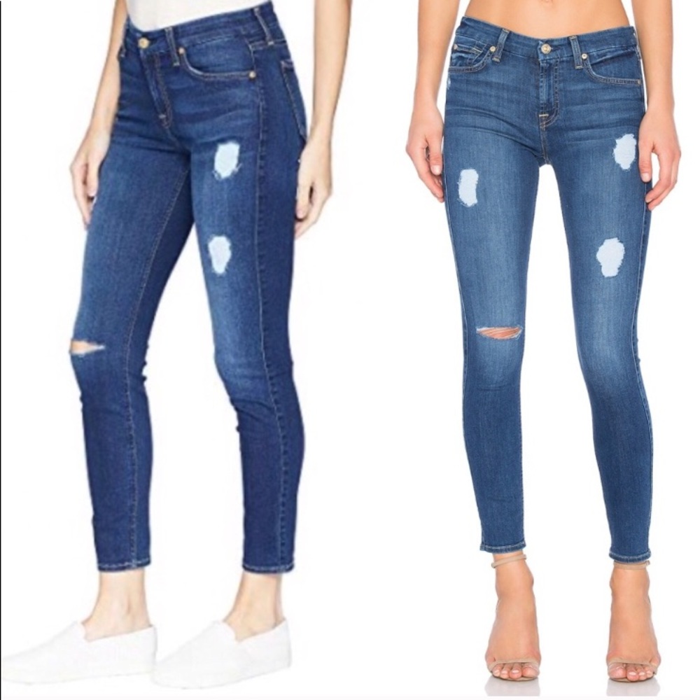 7 For All Mankind B(Air) Skinny Jean Crop